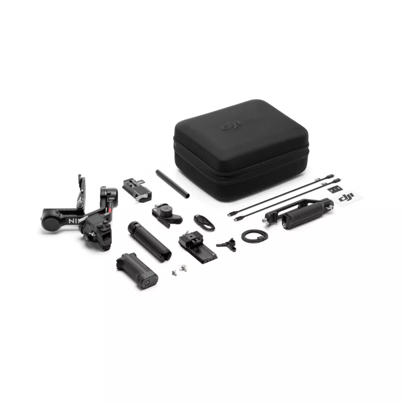 Rankinio kameros stabilizatoriaus DJI RS 4 Combo juodas aliuminis 12 val. baterija