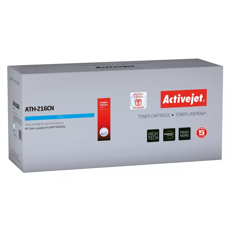 Activejet ATH-216CN toneris (pakaitalas HP 216A W2411A; Supreme; 850 puslapių; mėlynas) su lustu
