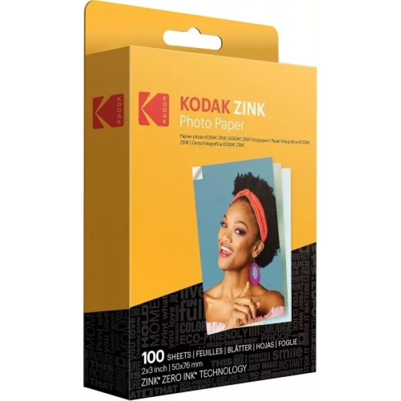 Kodak ZINK 2x3'' 50x76 mm 100 lapų fotopopierius
