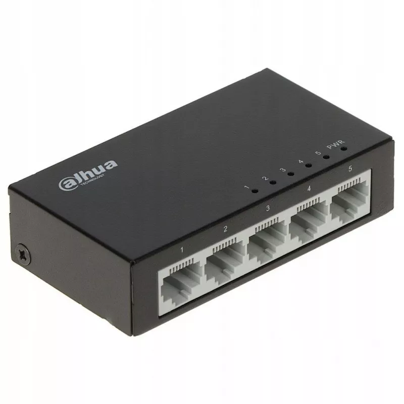 Jungiklis DAHUA SF1005-EUR 5 prievadų 10/100 Mbps nevaldomas komutatorius