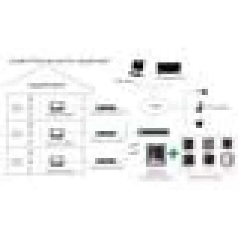 Hikvision DS-KH6320-WTE1-W vaizdo durų skambučio sistema 17,8 cm (7 inch) balta