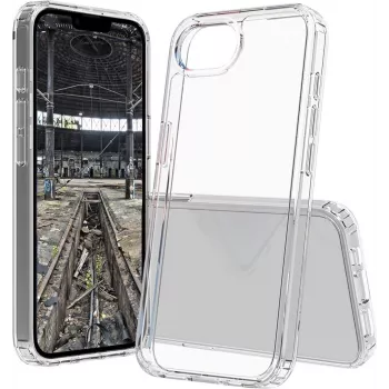Mobiliojo telefono dėklas jt berlin Pankow Clear, skirtas Apple iPhone 16E, tinka iki 15,4 cm (6,06 col.), permatomas