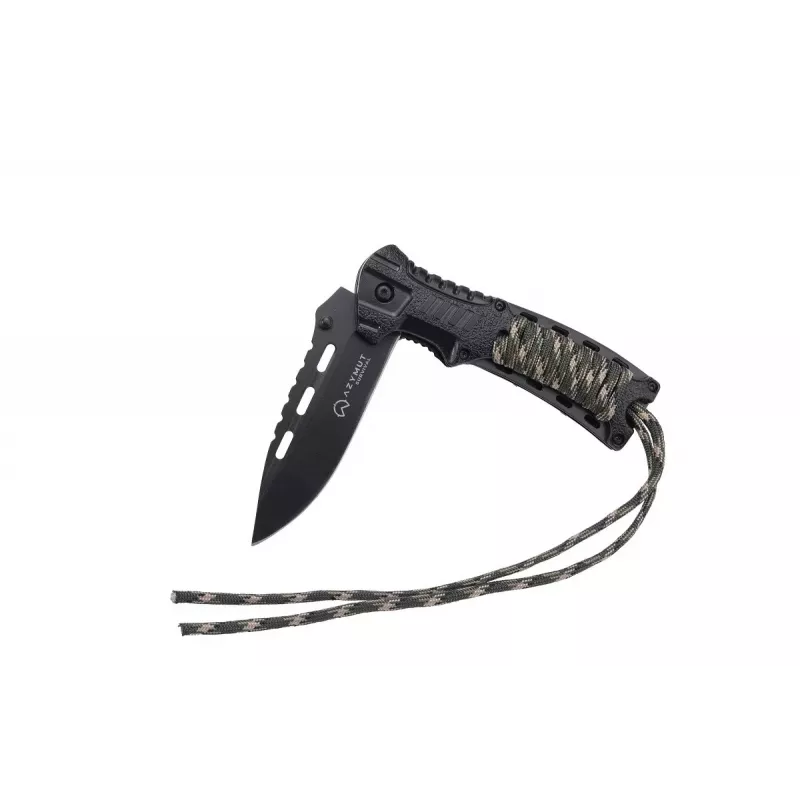 Išgyvenimo peilis AZYMUT Survival Fire Starter — fiksuota geležte turintis stovyklavimo peilis su integruota ugnies įžiebimo lazdele