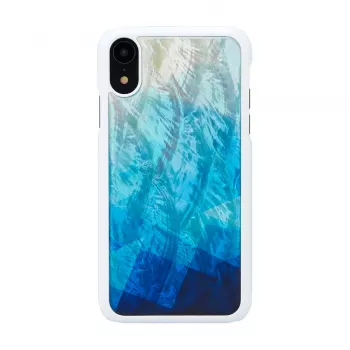 iKins išmaniojo telefono dėklas, skirtas „iPhone XR“ — mėlyno ežero išorė, juoda vidinė dalis