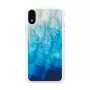 Mobiliojo telefono dėklas iKins, skirtas iPhone XR — mėlynas ežero išorė, juodas vidus