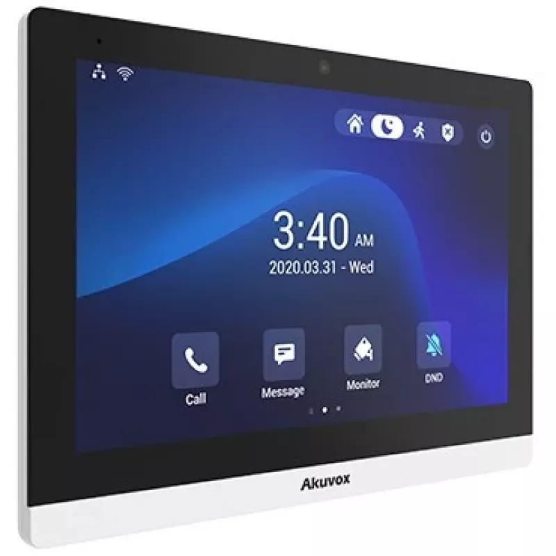 Domofono sistemos priedas Akuvox C319S juodas, montuojamas ant sienos, 10 colių ekranas