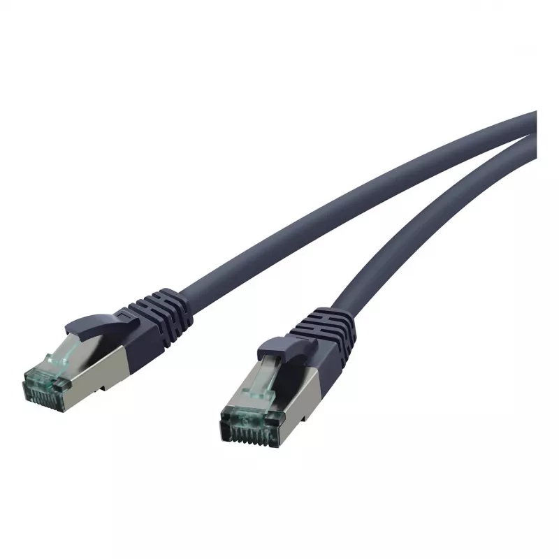 Raudona Cat.6a 2,0m mėlynas komutacinis kabelis Cat.6a S/FTP AWG 27/7, 2xRJ45, mėlynas, 2,0m