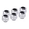 Jungčių rinkinys Alphacool 17474 — žalvarinės chromuotos jungtys, Ø 22 mm, aukštis 20 mm