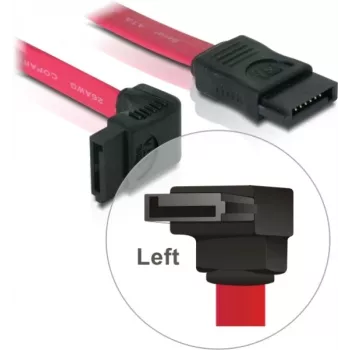SATA kabelis DeLOCK 84249 0,3 m raudonas