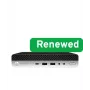 Mini stalinis kompiuteris HP ProDesk 600 G4 Renew — Intel Core i3-8100T, 8 GB RAM, 128 GB SSD, Intel UHD Graphics 630
