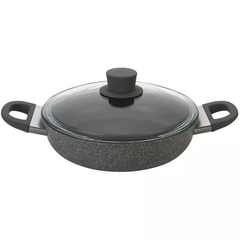 Patiekimo keptuvė Ballarini 75002-973-0 apvali pilka 28 cm