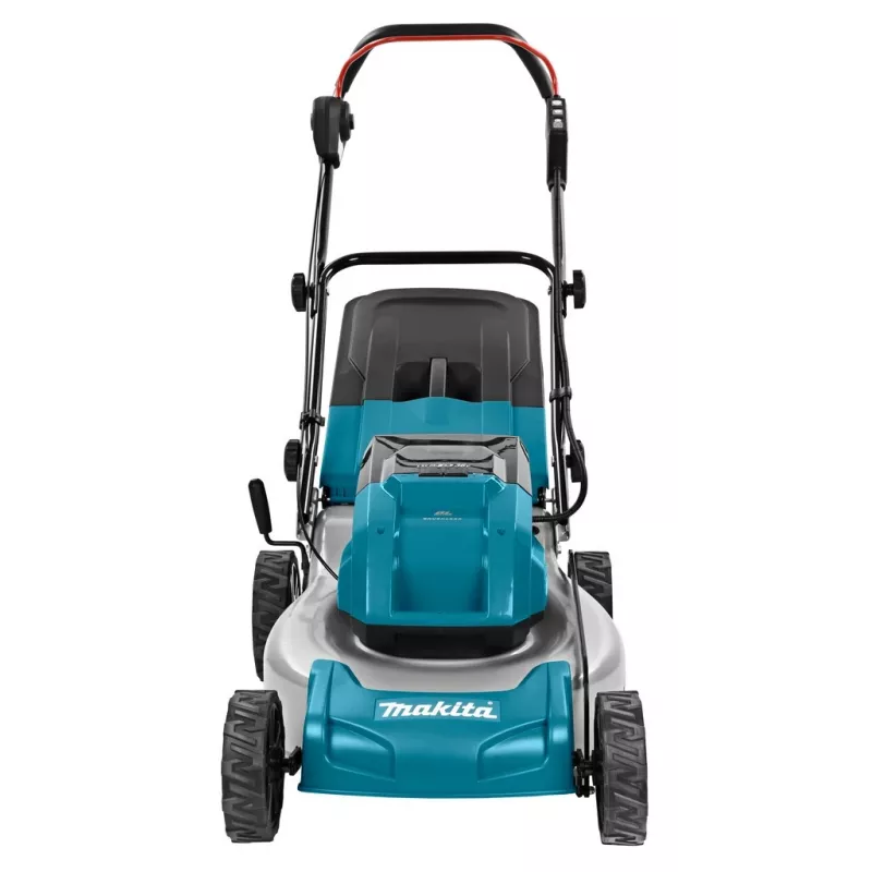 Makita DLM460PT2 vejapjovė Stumdoma vejapjovė Akumuliatorinė Juoda, Mėlyna, Pilka