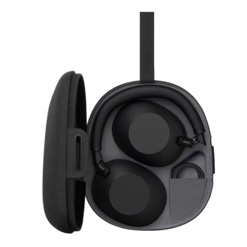 Belaidės triukšmą slopinančios ausinės Sony WH-1000XM6, Bluetooth, juodos, 12 mėnesių garantija