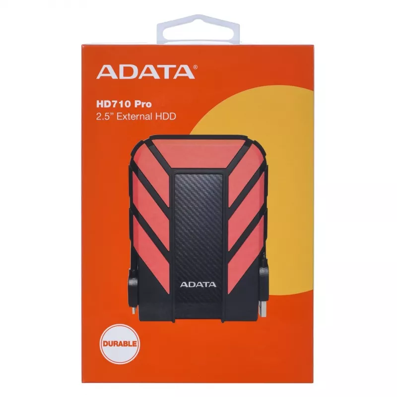 ADATA HD710 Pro išorinis kietasis diskas 1 TB 2,5 colio USB 3.2 Gen 1 (3.1 Gen 1) Juoda, Raudona