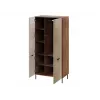 Drabužių spinta Cama Meble ALMERA Cama 5 90x52x185 cm, riešutmedžio rėmas, kašmyro durys, 6 lentynos