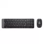 Logitech Wireless Combo MK220 - klaviatūros ir pelės rinkinys - belaidis - 2,4 GHz - itališka - tamsiai pilka (920-003721)