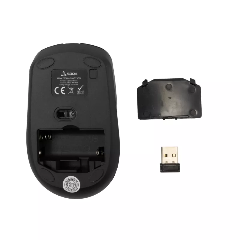 Pelė SBOX WM-837 juoda USB Type-A