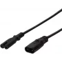 Logilink maitinimo laido ilgintuvas, 2 m, juodas (CP129)
