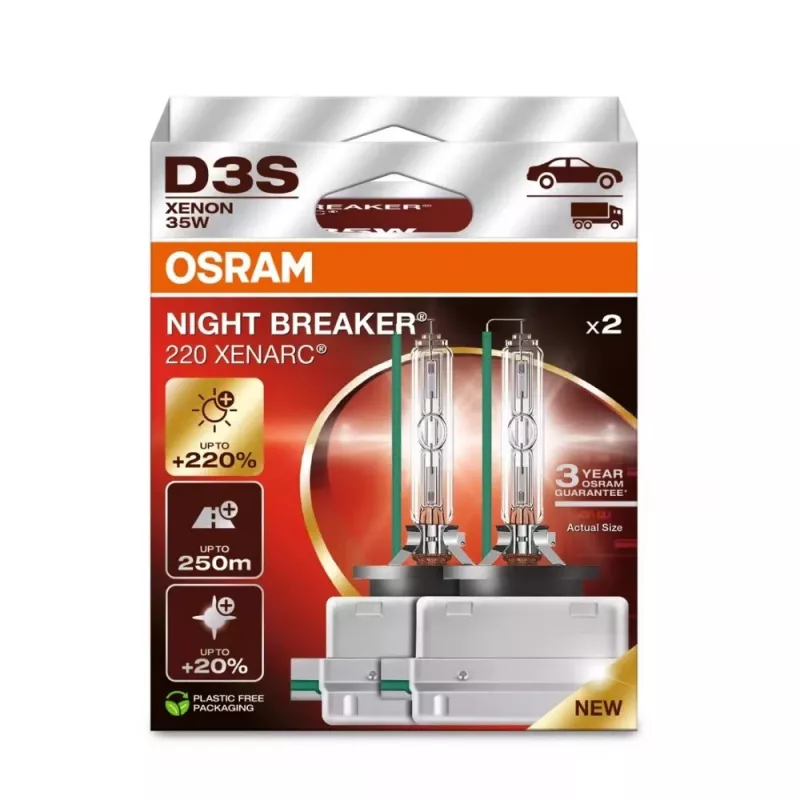 D3S 42V 35W PK32D-5 lempučių rinkinys
