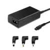 Qoltec 52415 maitinimo adapteris, skirtas Samsung Sony 65W | 3 kištukai | + maitinimo kabelis
