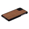man and wood išmaniojo telefono dėklas iPhone 11 Pro Max — juodasis riešutmedis, medinė nugarėlė, apsauginis rėmelis