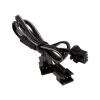 Vidinis maitinimo laidas PHANTEKS PH-CB-DRGB3P — 3 kontaktų į 2× Molex (3 kontaktų), juoda/pilka