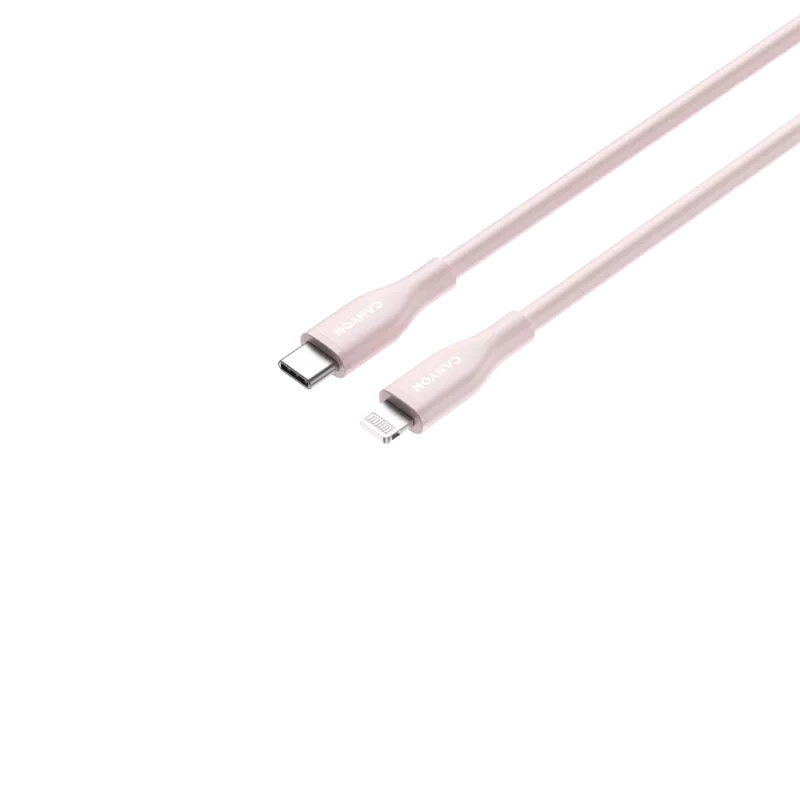 CANYON laidas CLNM60 C-L 60W MFI 1m Silikoninis Rožinis
