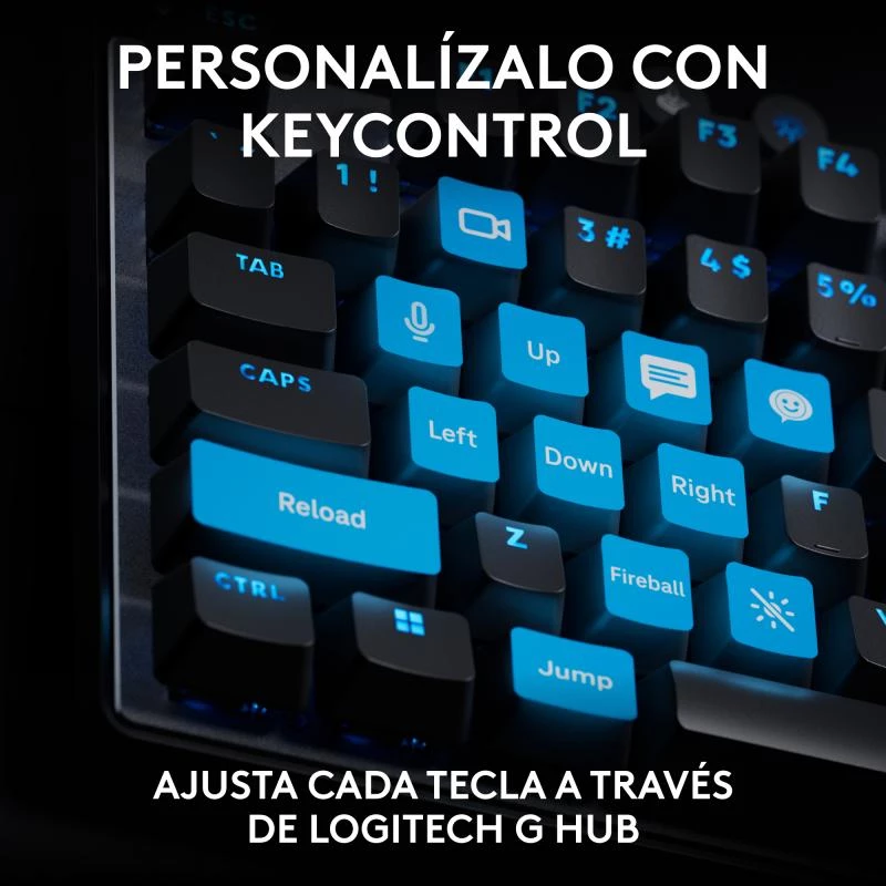 Logitech G PRO X TKL RAPID klaviatūra, skirta žaidimams, USB, QWERTY, juoda
