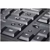 Kensington ProFit Ergo Wireless klaviatūra FR, pilno dydžio (100 %), laidinis ir belaidis, RF belaidis + USB, AZERTY, juoda