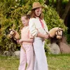 Arkliukas ant pagaliuko HOPPIHORSE Hobby Horse A3 smėlio spalvos