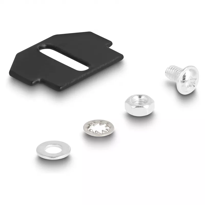 Montavimo rinkinys DeLOCK 88063 juodas metalas