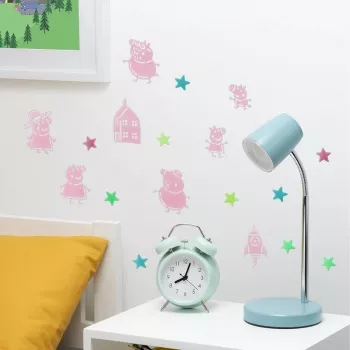 Sienų lipdukai Hasbro Peppa Pig PP13870PP Šviečiančios tamsoje žvaigždės