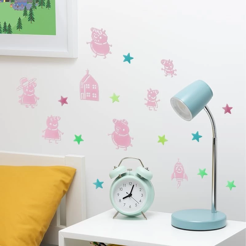 Sienų lipdukai Hasbro Peppa Pig PP13870PP Šviečiančios tamsoje žvaigždės