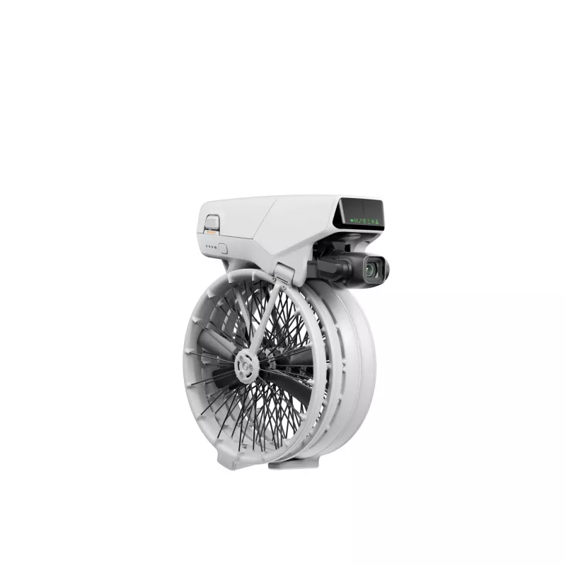 Dronas DJI Flip, 4 rotoriai, 48 MP kamera, 3840×2160 vaizdo įrašas, 3110 mAh baterija, juoda / balta