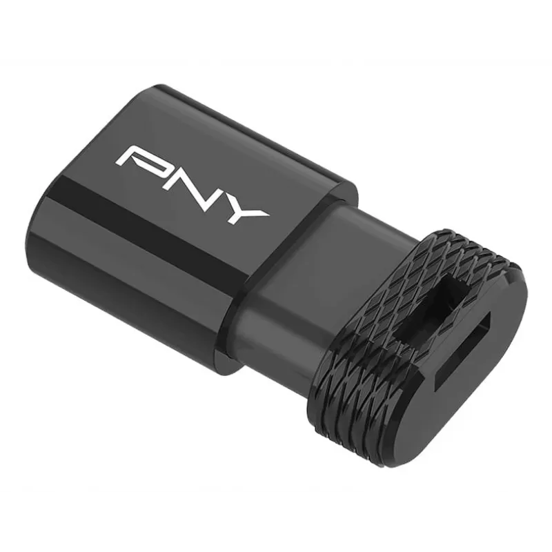 USB atmintinė PNY Elite-X 256 GB USB Type-C 3.2 Gen 1 (Skaitymas 200 MB/s, Rašymas 100 MB/s) Juoda