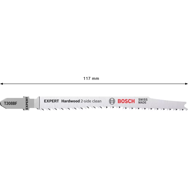 Bosch 2 608 900 546 siaurapjūklio/slenkamojo pjūklo/grąžto pjūklelis Siaurapjūklio geležtė Bimetalinis 100 vnt.