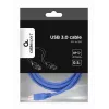 Gembird - USB kabelis - USB Typee a (M) Zu USB Typee B (M) - USB 3.0 - 1.8 M - Moulded - Mėlyna