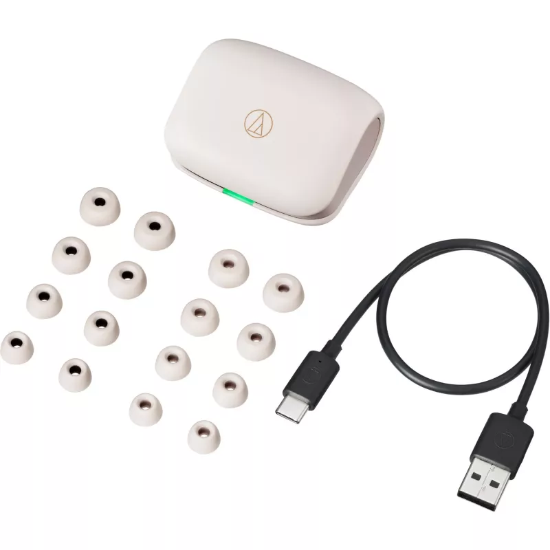 AUDIO-TECHNICA BELAIDŽĖS AUSINĖS ATH-TWX7 BALTOS