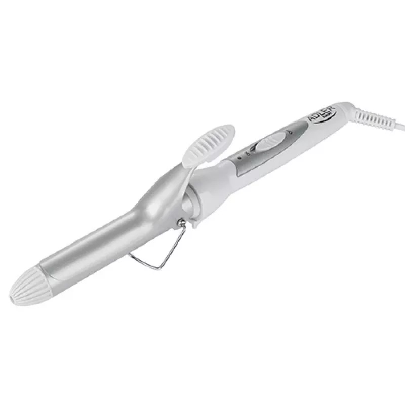 Garbanojimo žnyplės Adler AD 2106 šiltos metalinės baltos 40 W