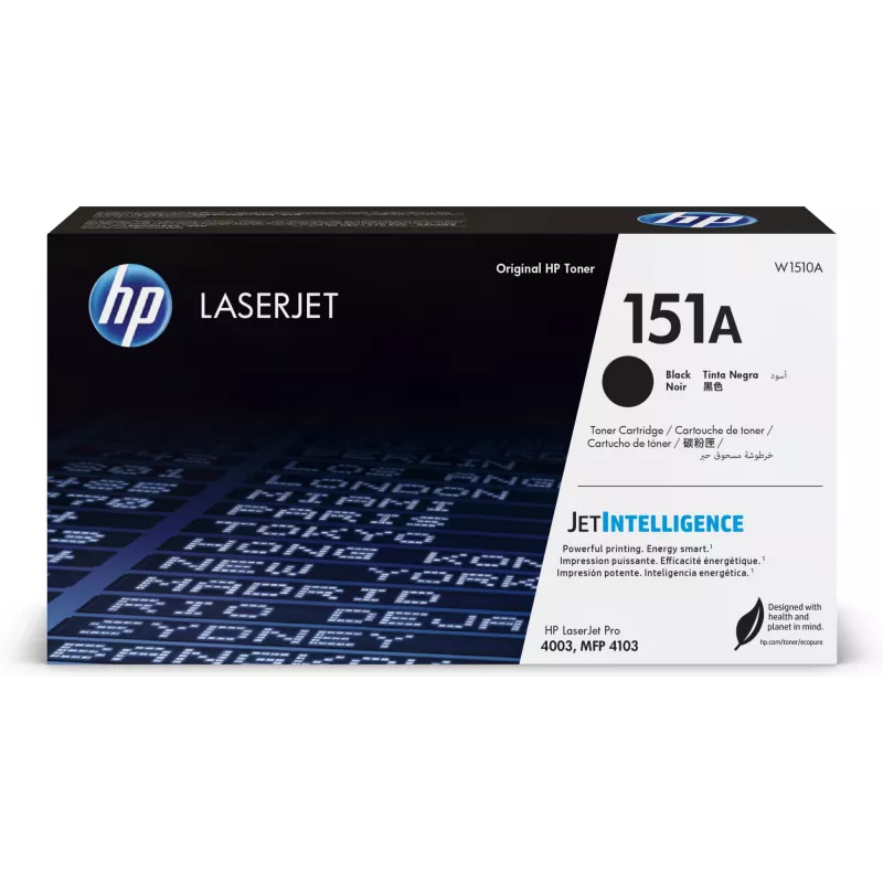 Juodas HP 151A Originalius „LaserJet“ dažų kasetė, 1500 puslapių, juoda