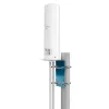 Lauko įvairiakryptė 4G LTE antena QOLTEC 57044, 5 dBi, 600–2700 MHz, 50 W, 50 Ω, baltas varinis korpusas