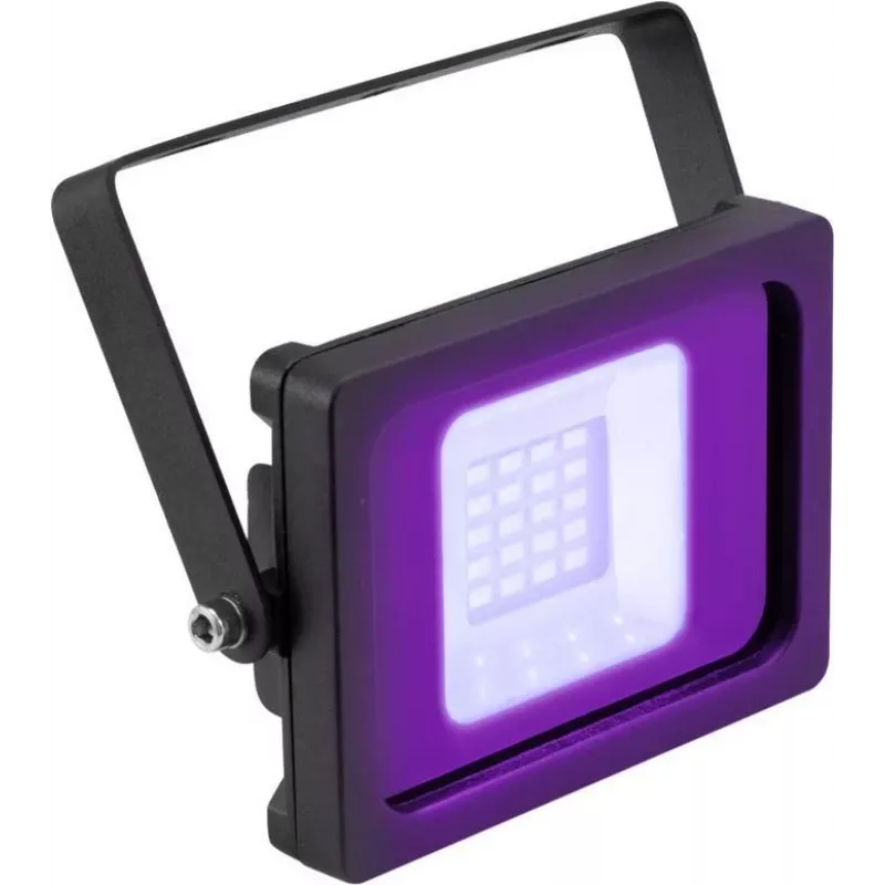 LED prožektorius EUROLITE FL-10 SMD Violet 10W IP65 - 10 W, violetinė šviesa, IP65 apsauga