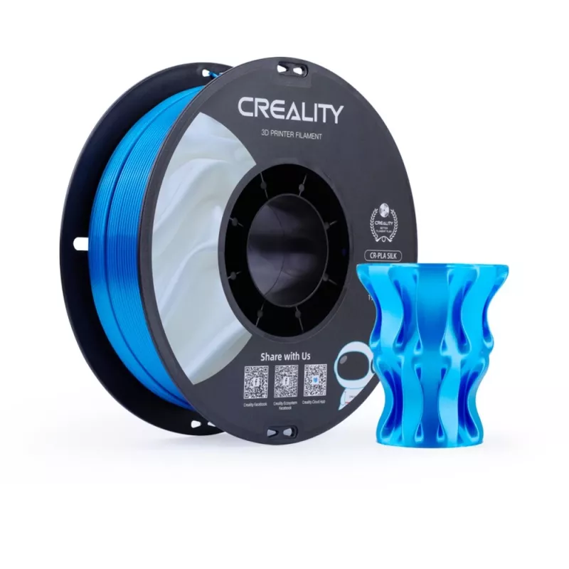 3D spausdinimo medžiaga Creality 3D 3301120006 Silk Blue 1 kg 1.75 mm