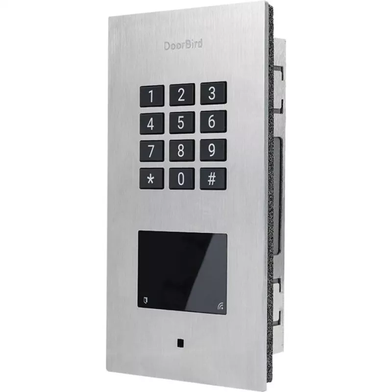 Prieigos kontrolės sistema durims DoorBird A1121 įleidžiamam montavimui, nerūdijantis plienas V2A