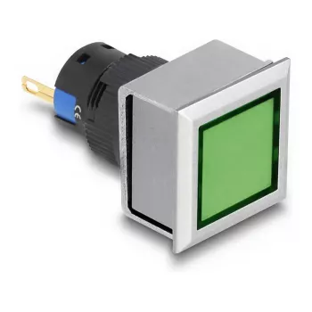Pramoninė LED mašinos lemputė DELOCK 22056 — 1 lempa, IP40/IP65, AC 250 V, 5 A, 25×42×25 mm