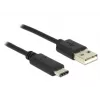 USB laidas „DeLOCK“ 0,5 m USB 2.0-A į USB 2.0-C