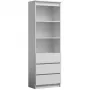Topeshop RS-60 OLIMP BIEL biuro knygų spinta