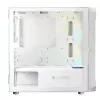 Logic PORTOS ARGB MINI USB 3.0 korpusas baltas