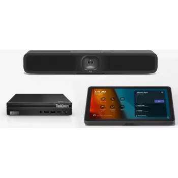 „Bundle LOGITECH Tap“ su USB rinkiniu + „LENOVO ThinkSmart Tiny Kit i3-13100T 16GB 256GB SSD“ + „MeetUp 2“ 4K vaizdo konferencijų kamera