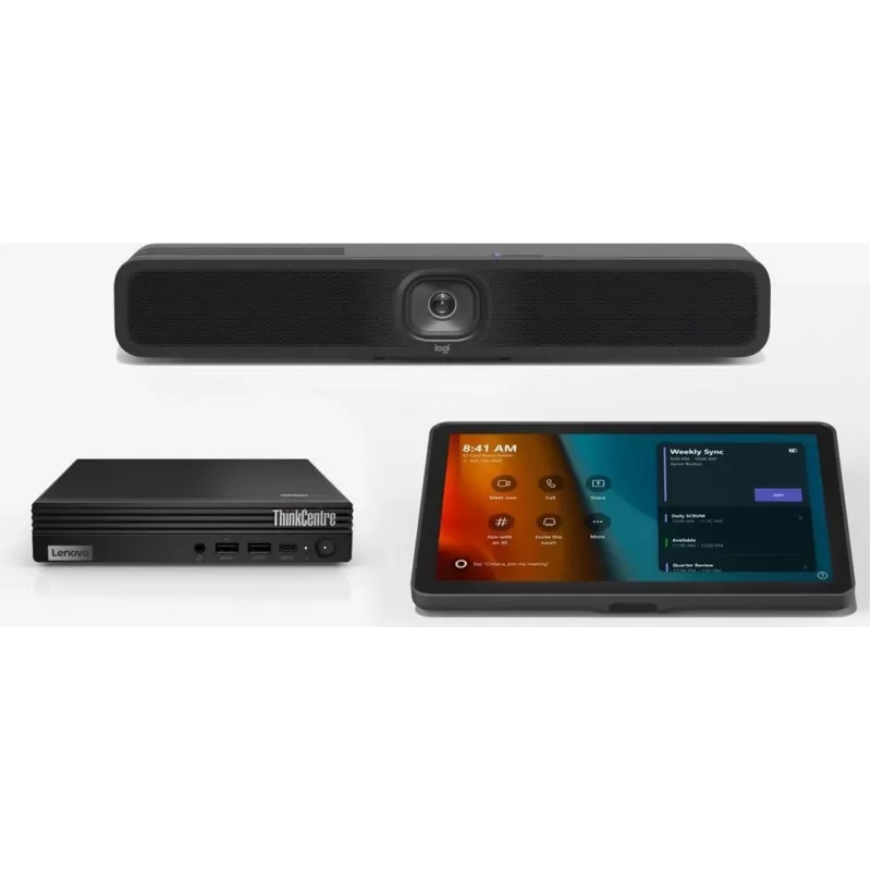„Bundle LOGITECH Tap“ su USB rinkiniu + „LENOVO ThinkSmart Tiny Kit i3-13100T 16GB 256GB SSD“ + „MeetUp 2“ 4K vaizdo konferencijų kamera